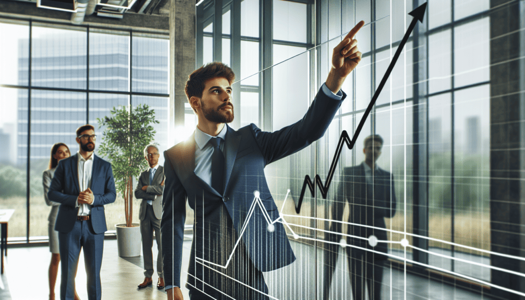 A person experiencing career growth and development in a professional setting